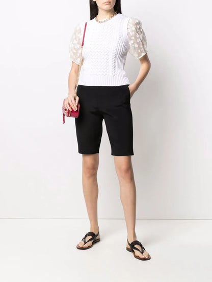 Slim-Fit Wool-Silk Shorts