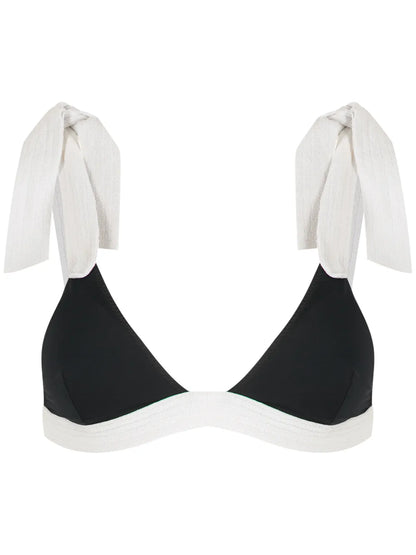 Loretta Two-Tone Bikini Top