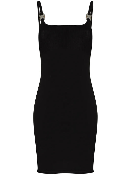 Disco Ribbed Mini Dress