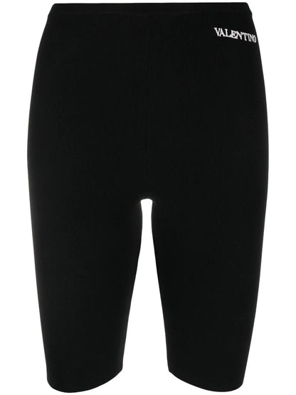 Logo-Embroidered Cycling Shorts