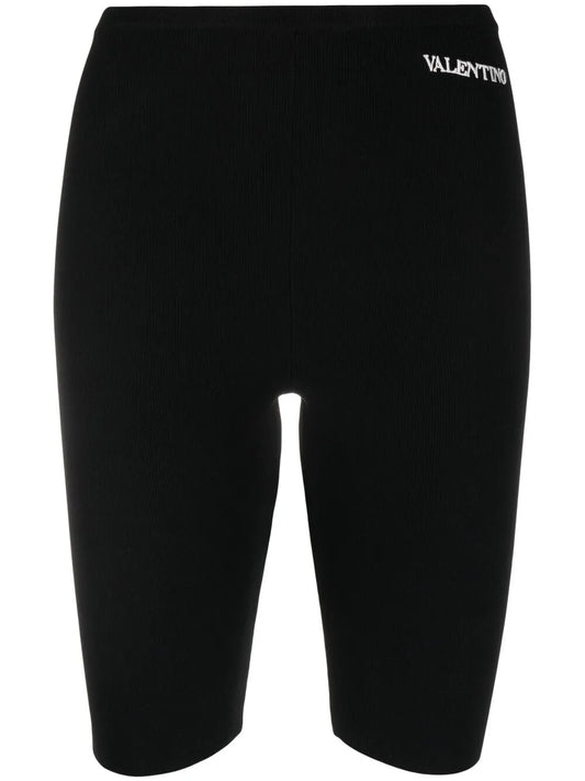 Logo-Embroidered Cycling Shorts