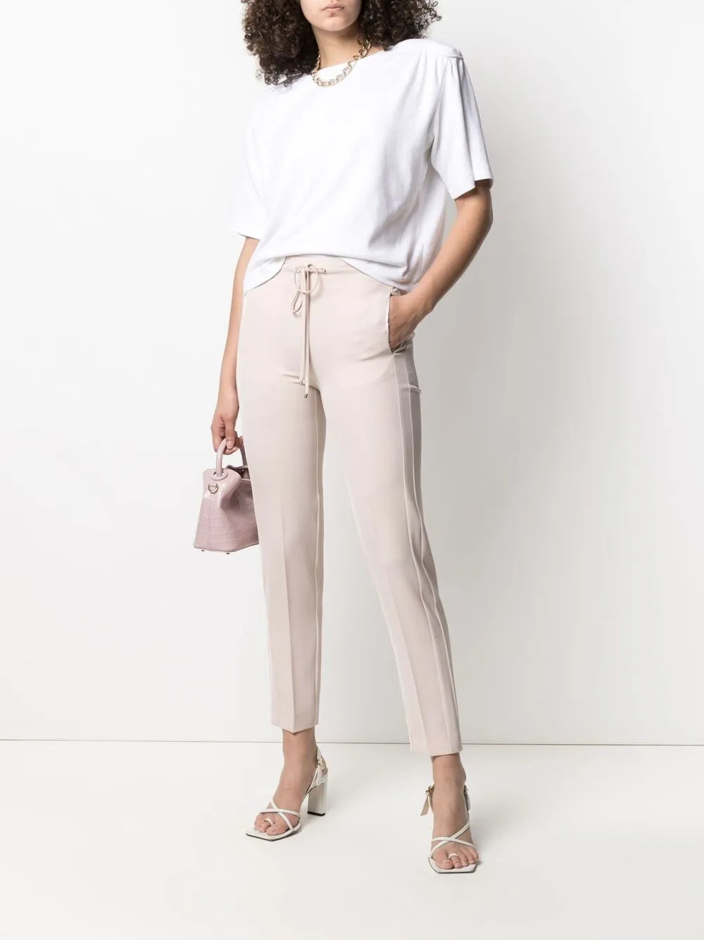 Drawstring Slim-Fit Trousers