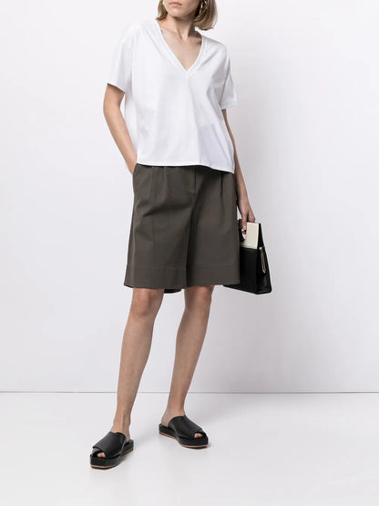 V-Neck Cotton T-Shirt