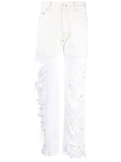 Combo High-Rise Straight Jeans