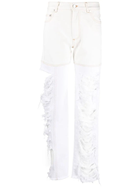 Combo High-Rise Straight Jeans