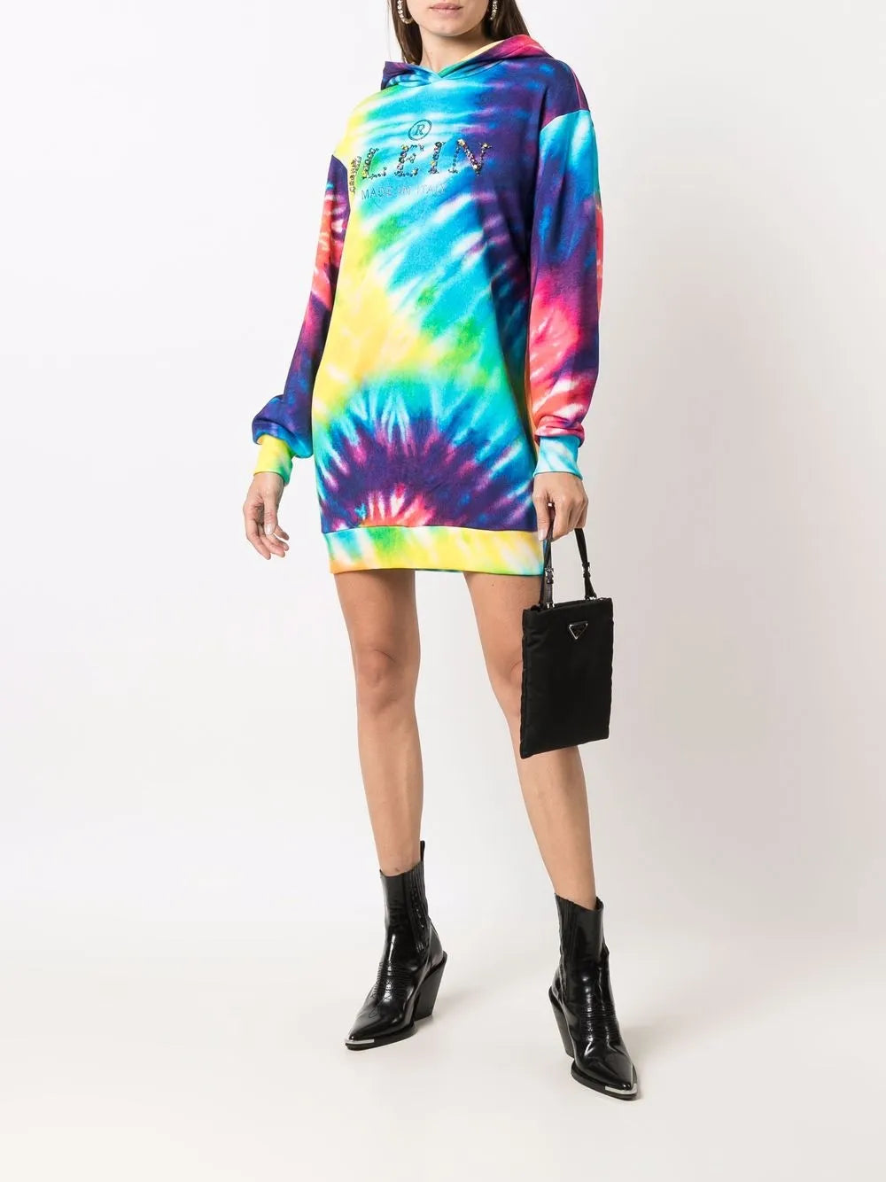 Crystal-Embellished Hoodie