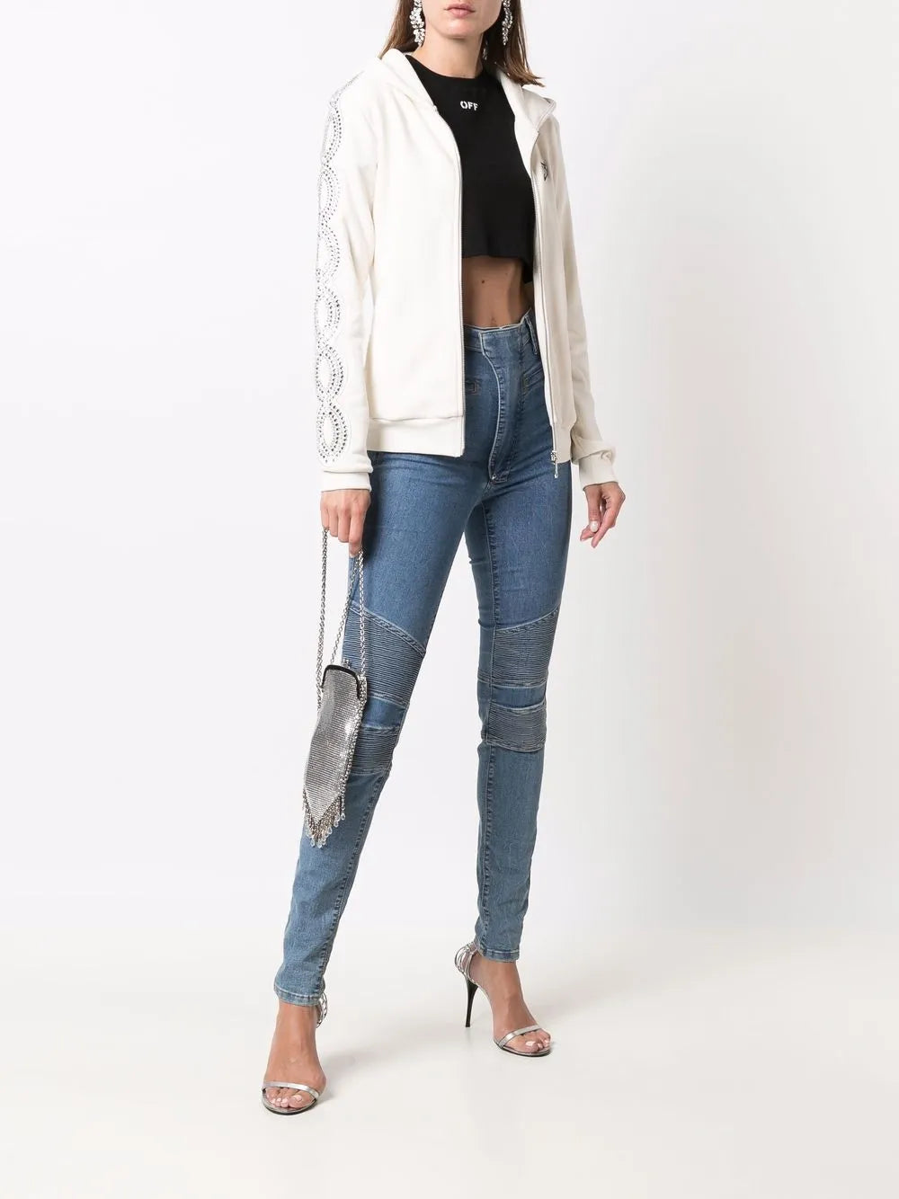 Iconic High Waist Biker Jeans