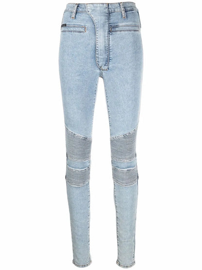 Iconic High Waisted Biker Jeans