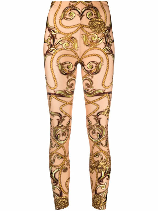 New Baroque Print Leggings