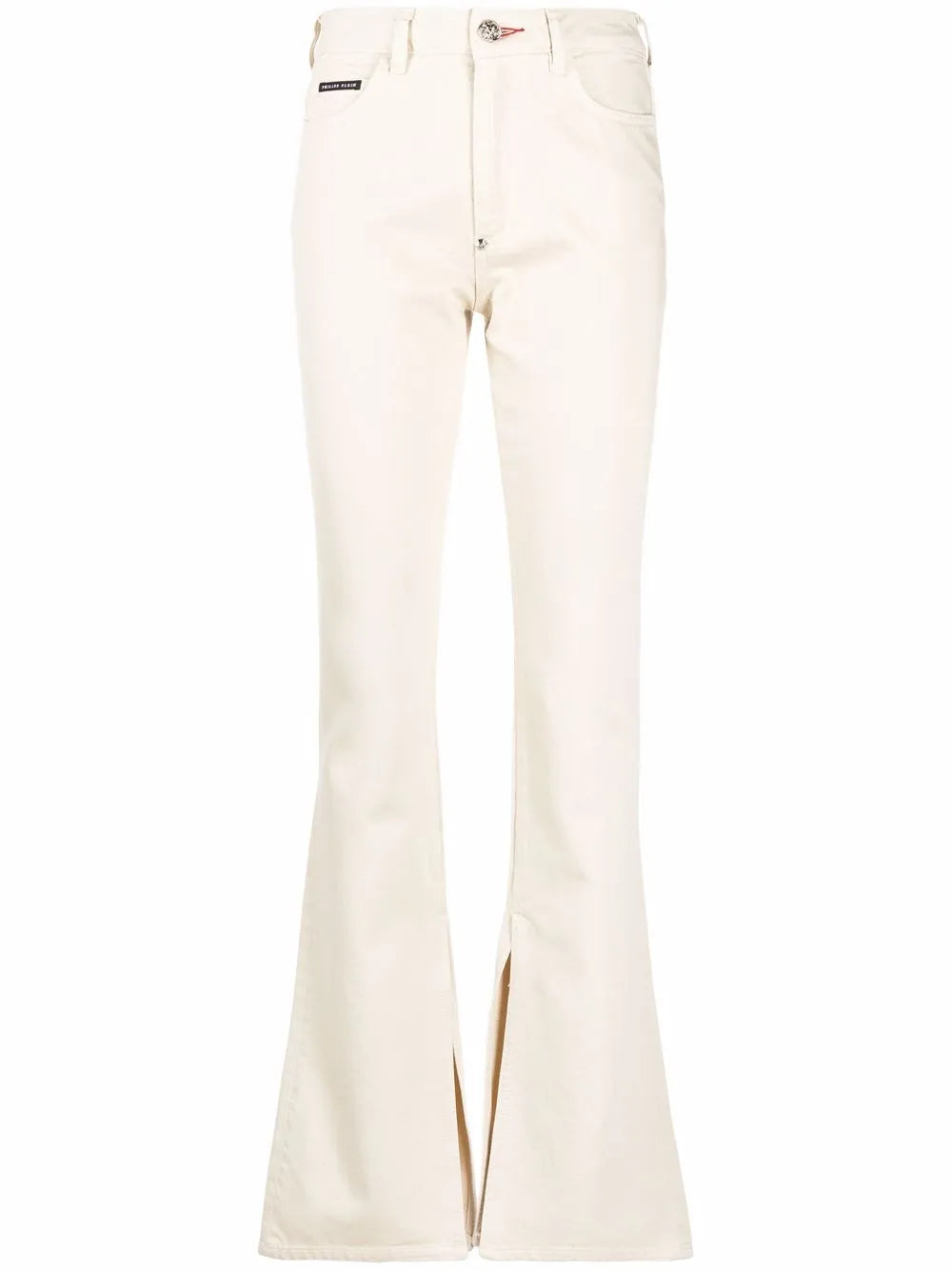 High-Waisted Flared Jeans