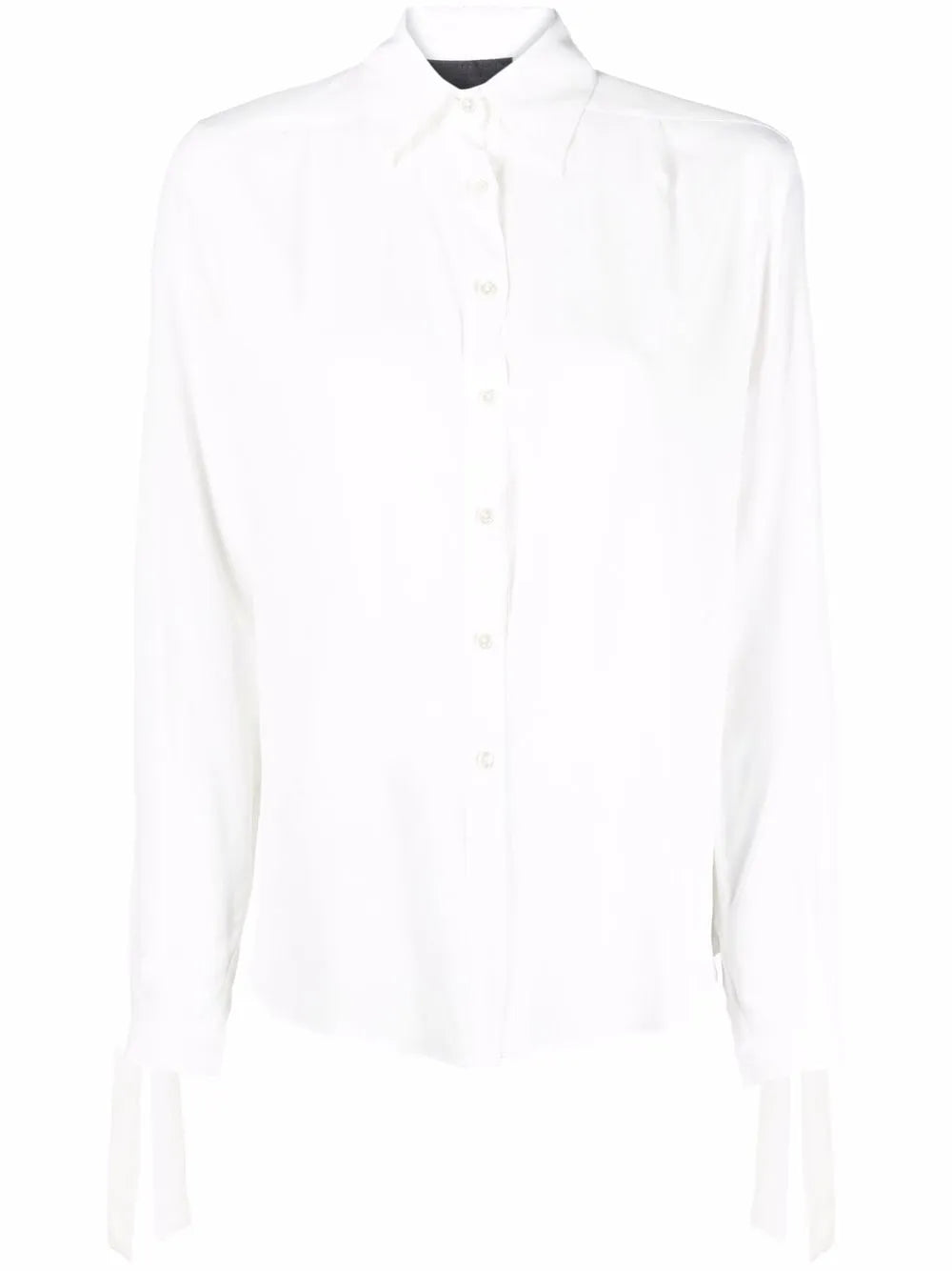 Button-Down Silk Shirt