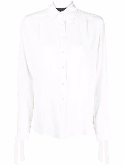 Button-Down Silk Shirt