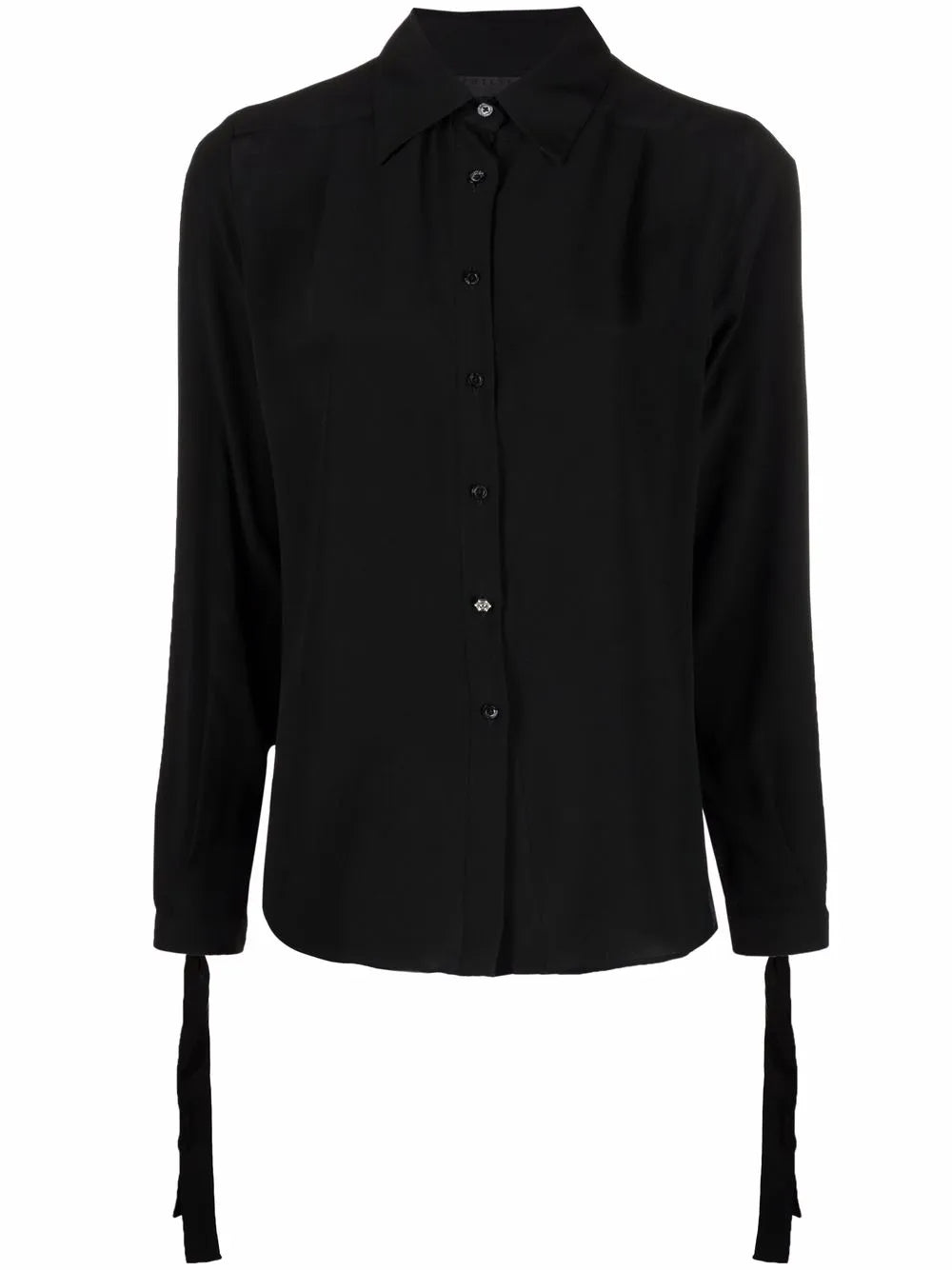 Button-Down Silk Shirt