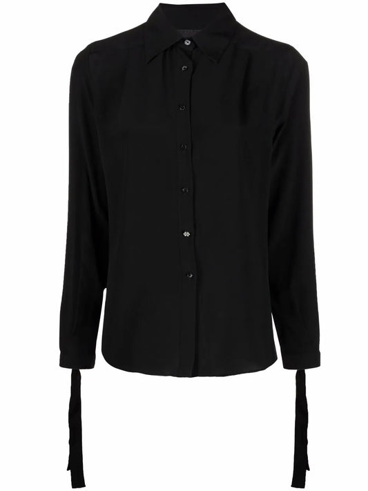 Button-Down Silk Shirt