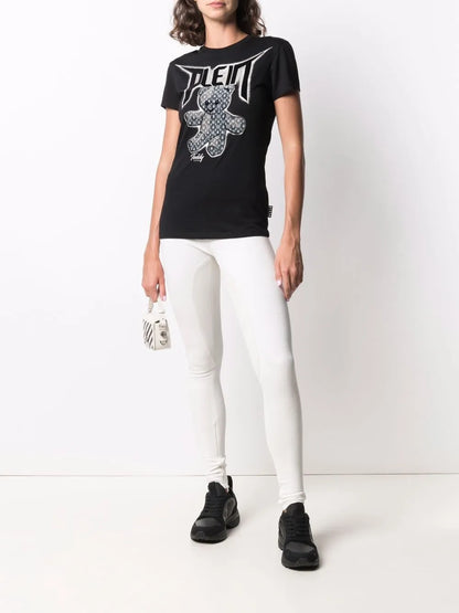 Two-Tone High-Waisted Leggings