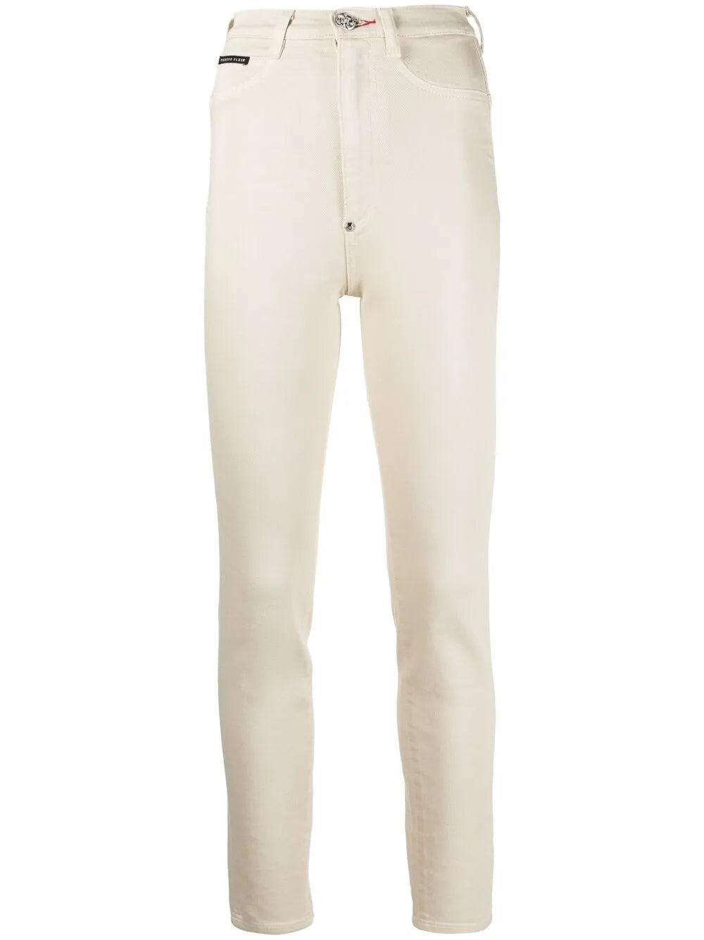 Logo Patch High-Waisted Jeggings