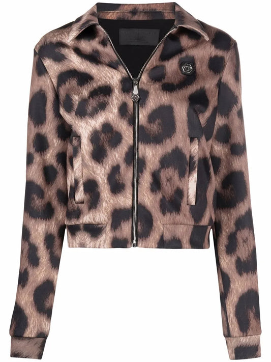 Leopard-Print Jacket