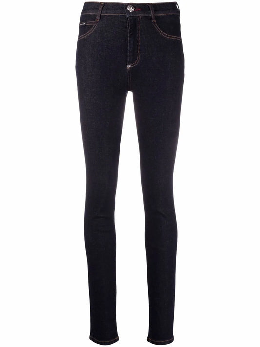 High-Waisted Skinny Jeans