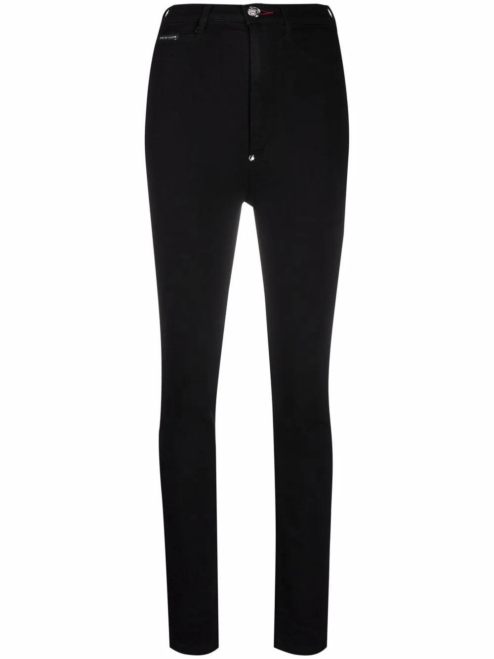 Super High-Waisted Denim Jeggings