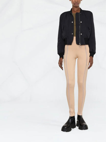 Sheer-Panel Leggings
