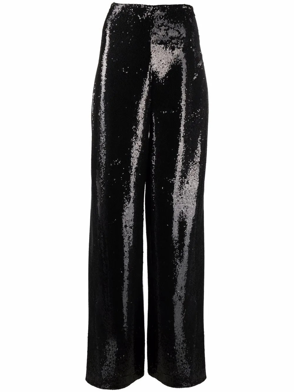 Embellished Wide-Leg Trousers