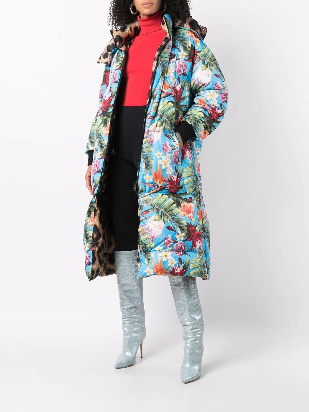 Iconic Plein Reversible Hooded Coat