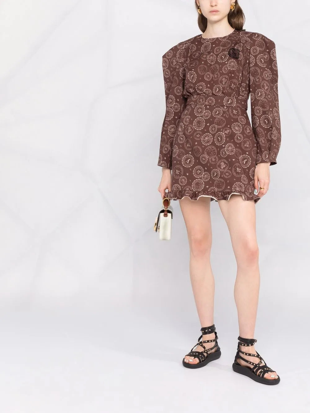 Logo-Print Mini Dress