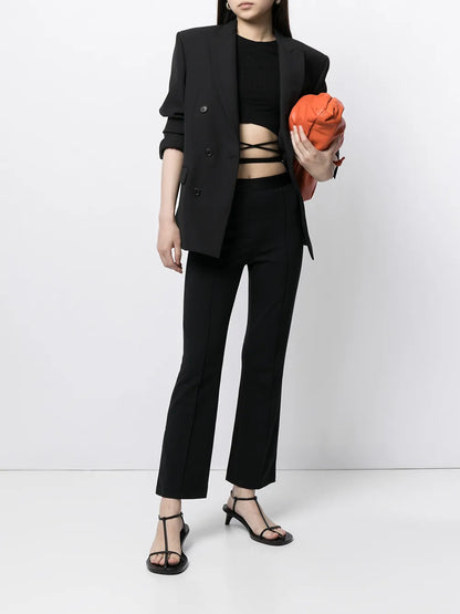 Grazia Logo Waistband Trousers