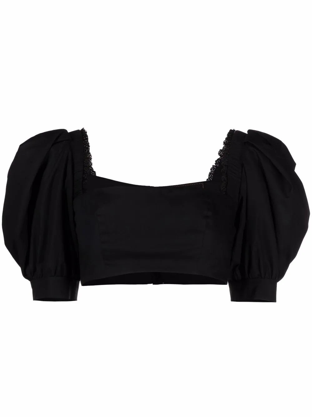 Cropped Square-Neck Top