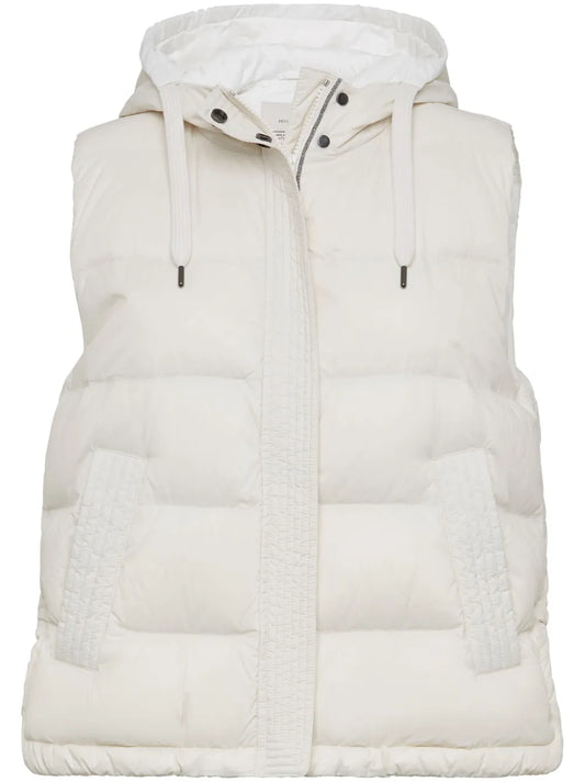 Monili Bead-Embellished Padded Gilet