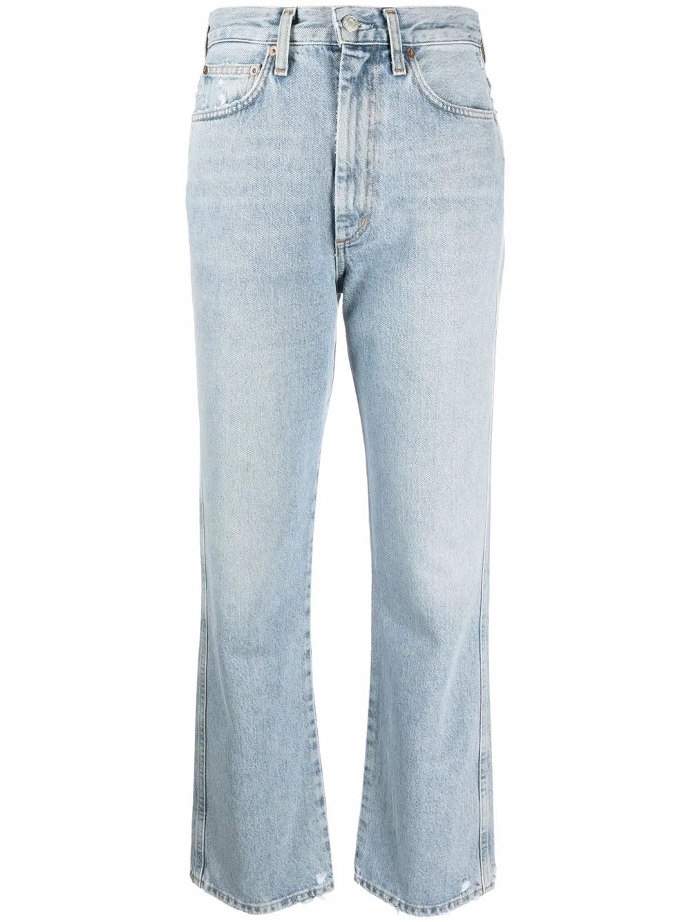 Pinch Waist Straight Jeans