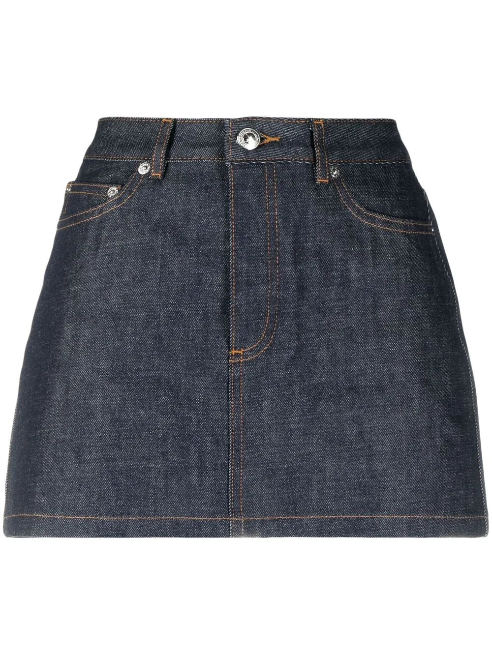 Denim Midi Skirt