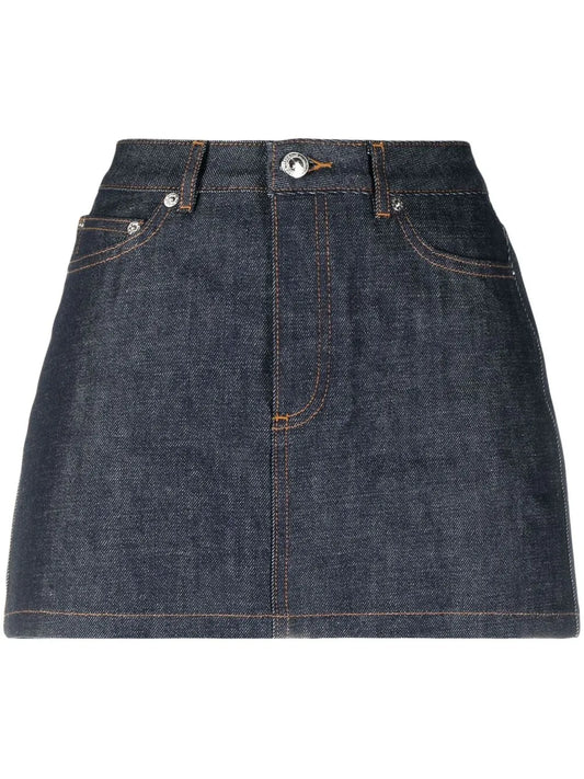 Denim Midi Skirt
