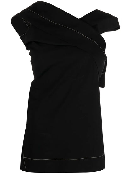 Asymmetric Sleeveless Top