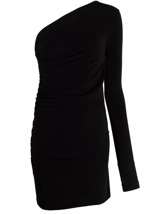One-Shoulder Fitted Minidress