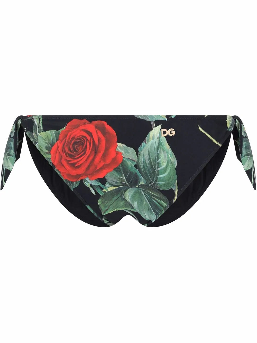 Rose-Print Bikini Bottoms