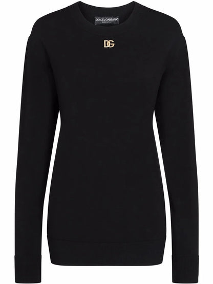 Logo-Appliqué Long-Sleeve Sweatshirt