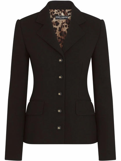 Dolce Single-Breasted Wool Blazer