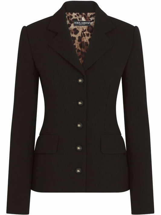Dolce Single-Breasted Wool Blazer