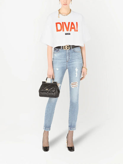 Audrey Distressed Skinny Jeans