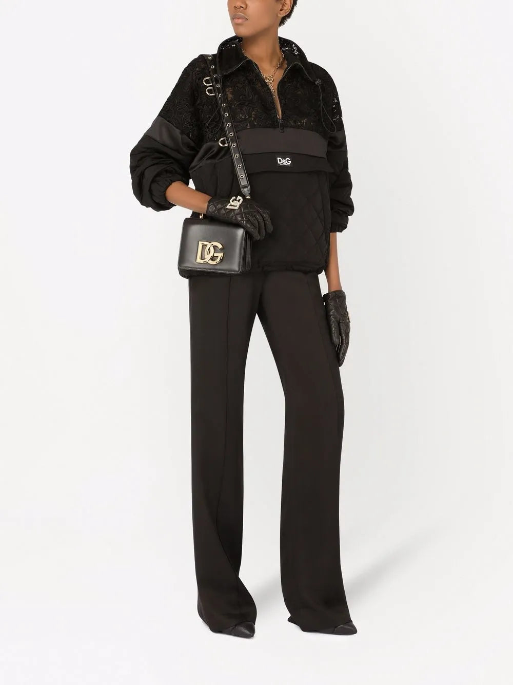 Twill Palazzo Trousers