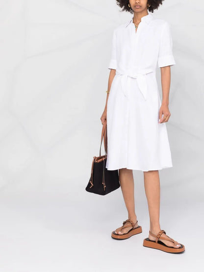 Wakana Crop-Sleeve Shirt