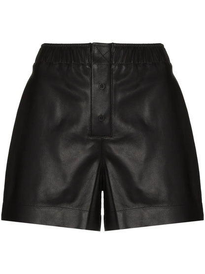 Maddy Leather Shorts