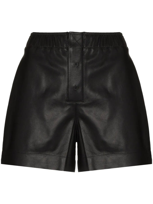 Maddy Leather Shorts
