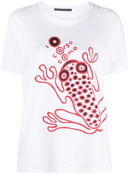 Frog-Print Logo T-Shirt