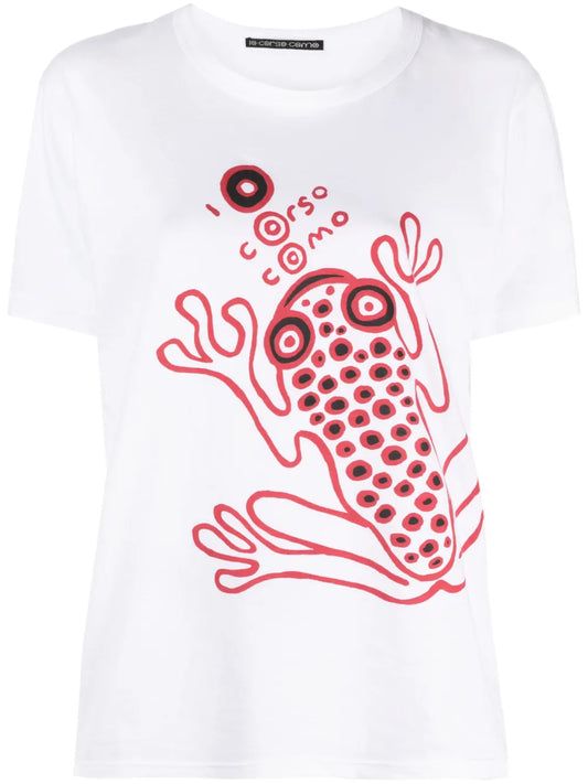 Frog-Print Logo T-Shirt
