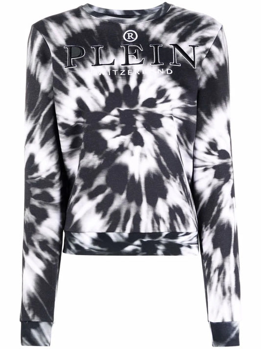 Logo-Embroidered Tie-Dye Sweatshirt