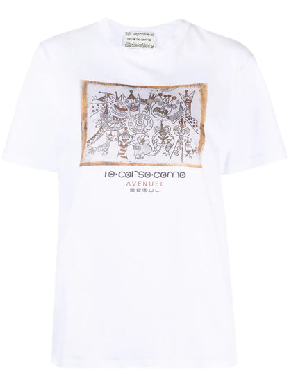 Seoul Shop Print T-Shirt