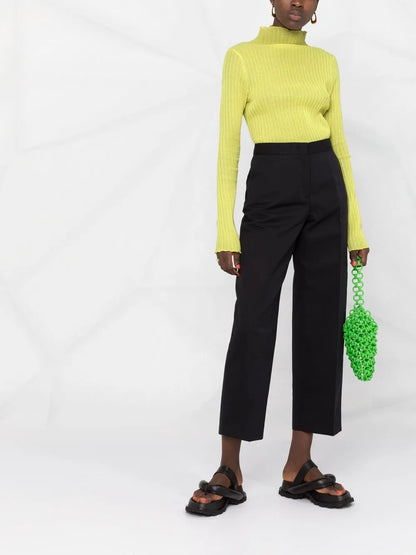 Cropped Tailored Trousers