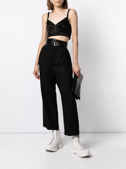 Spaghetti-Strap Crop Top